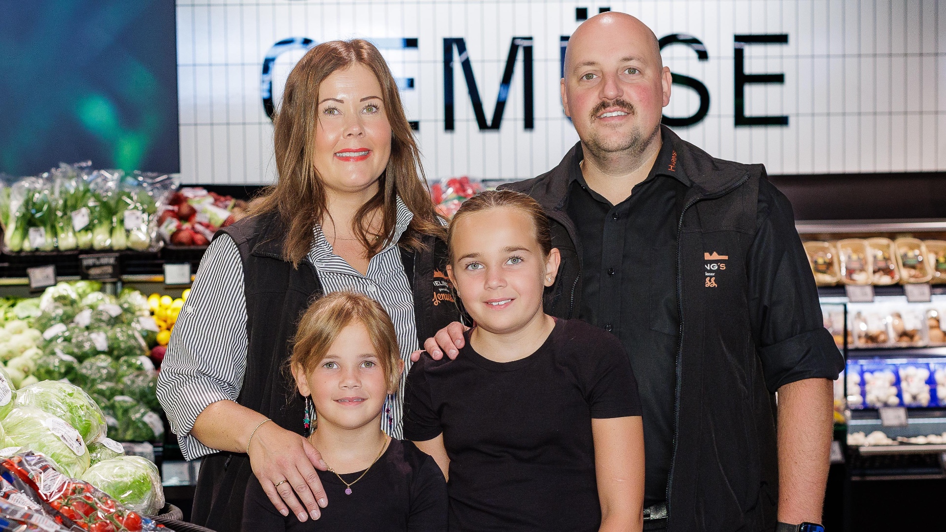 Familie Harmeling im Markt
